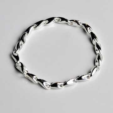 Georg Jensen 喬治傑生 REFLECT 652A 純銀鏈節手鍊