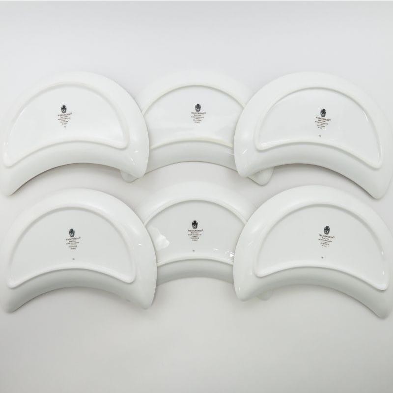 ウェッジウッド プレート□ユーランダーパウダー ルビー 三日月