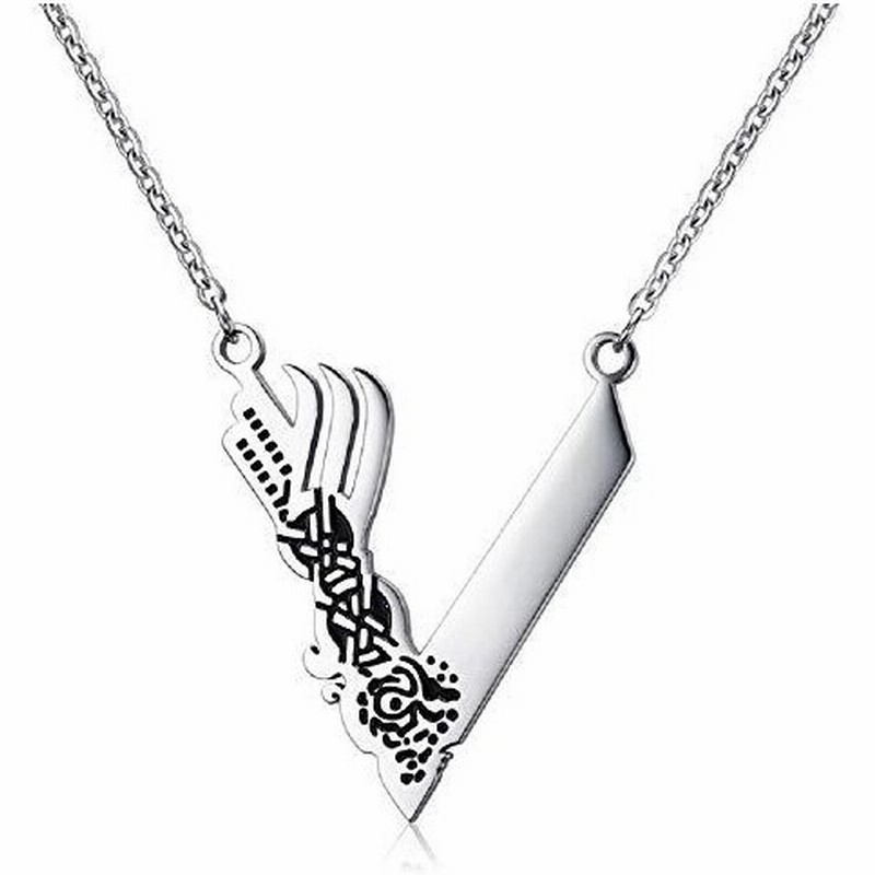 Rockyu ネックレス メンズ シンプル ステンレス シルバー V型ペンダント おしゃれ メンズネックレス ロングチェーン付け 刻印 ブラ 通販 Lineポイント最大0 5 Get Lineショッピング