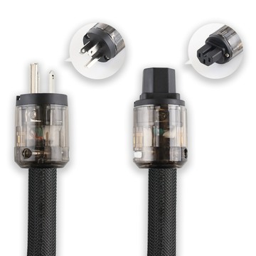 優惠 專業純銅發燒電源線【川木】全新【M24】HiFi音響CD機膽機功放連接線 美標 電源線