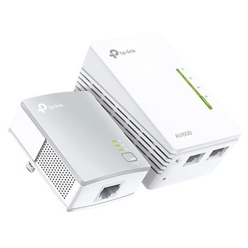 tp-link Wi-Fi電力線網路橋接器雙包組 300Mbps AV600  White  1組