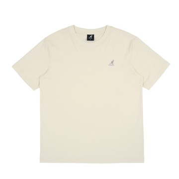 KANGOL 短T 卡其 經典 繡花T 短袖 上衣 女 6522100801