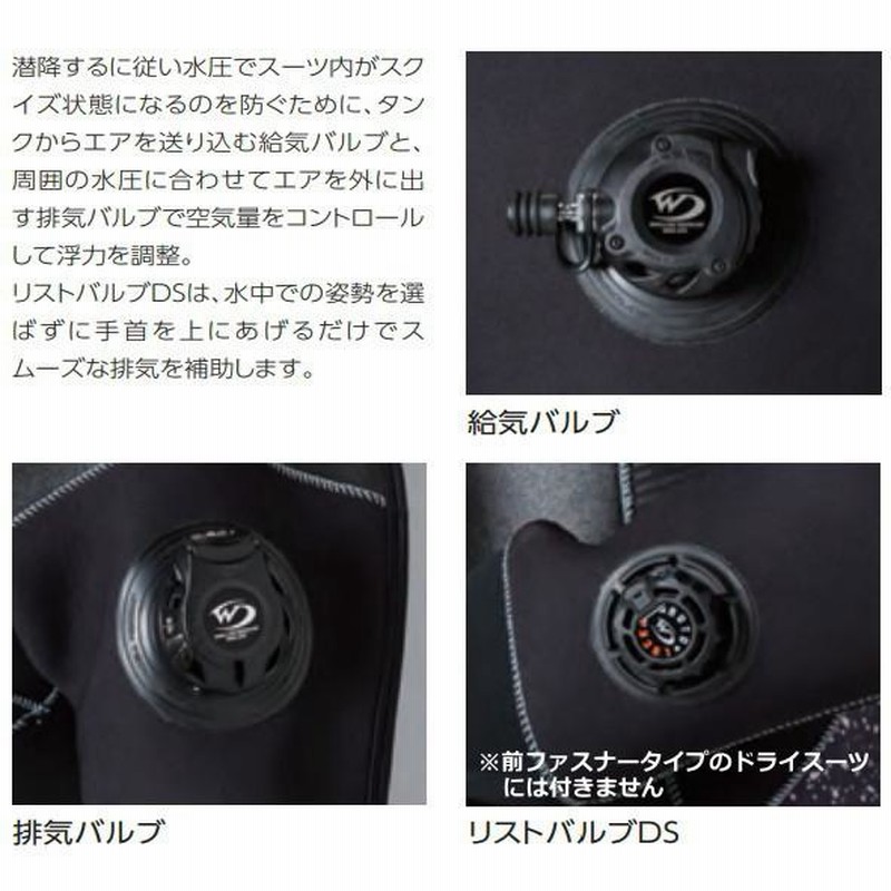 ワールドダイブ ドライスーツ ＊3.5mm／ZMD1／WORLD DIVE