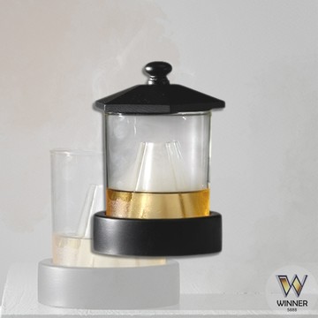 火山杯【Winner】調酒器具 調酒用具 威士忌杯 煙燻杯威士忌 煙燻調酒杯 調酒杯 吧檯酒杯 酒杯 玻璃杯 造型酒杯