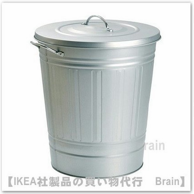 ｉｋｅａ イケア Knodd ふた付き容器40l 亜鉛メッキ 通販 Lineポイント最大0 5 Get Lineショッピング