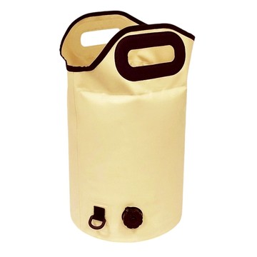 apex Innovation 便攜式折疊足浴泡腳桶 排水閥款  米黃色  1個