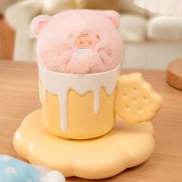 【Toyzeroplus】罐頭豬LuLu 經典系列 - 毛絨捏捏樂掛件 (慢回彈ver.)