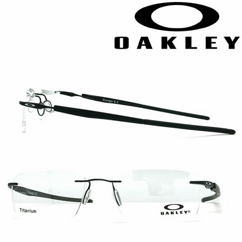 OAKLEY オークリー メガネフレーム ブランド GAUGE マットブラック 縁 ...