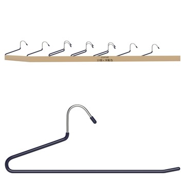 comet Home 防滑褲架  深藍色  10個