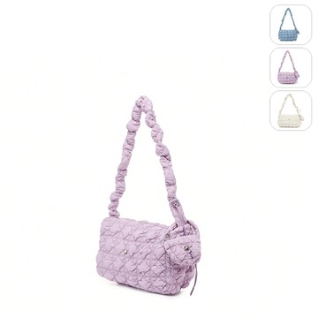 【FILA】抓皺雲朵包肩背包-紫色 BMZ-1401-PL