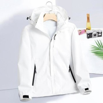 沖鋒衣男女春秋薄款單層防風防水戶外運動登山服風衣防潑水無內膽