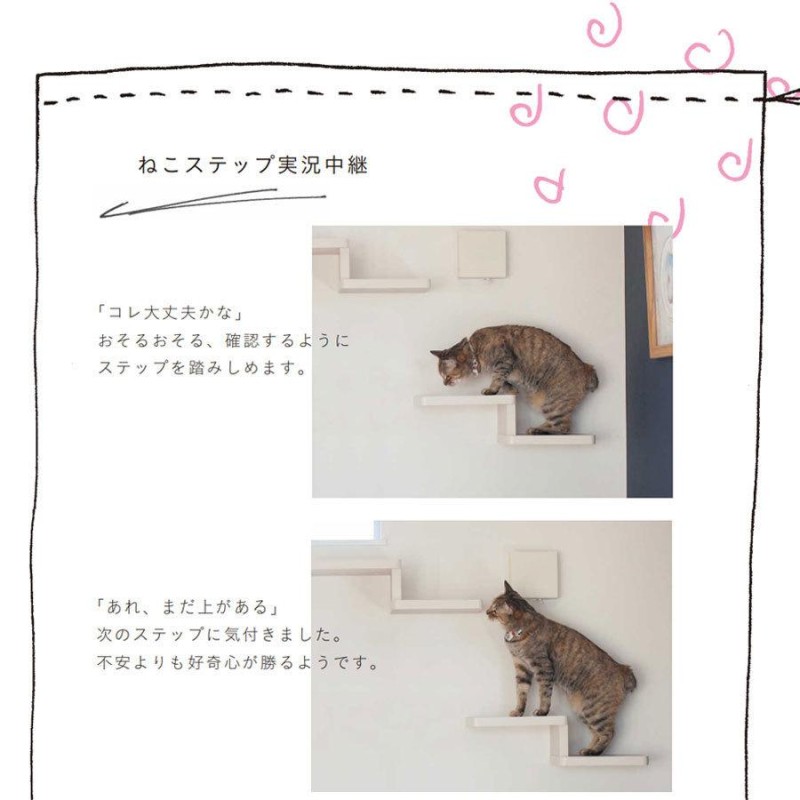 キャットウォーク 壁付け ねこステップ （背面パネルあり）大建工業