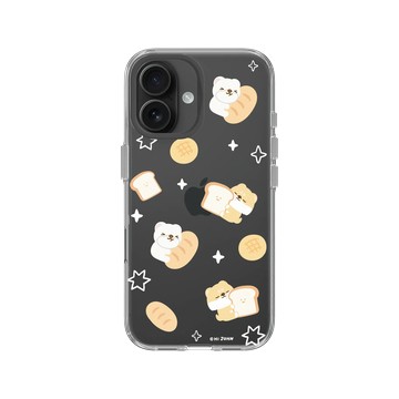 iPhone 16 Clear Case（相機按鈕） 透明 - 嗨小強 Hi John - Bread Buds