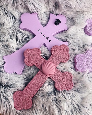 香草十字架掛飾