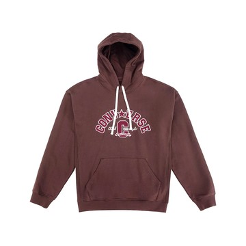 Converse Retro Pullover Fleece 男款 女款 暗紅色 復古 連帽 長袖 UCJ084-J9T