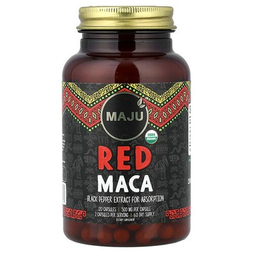 Maju Superfoods, Maju 紅瑪卡，120 粒膠囊