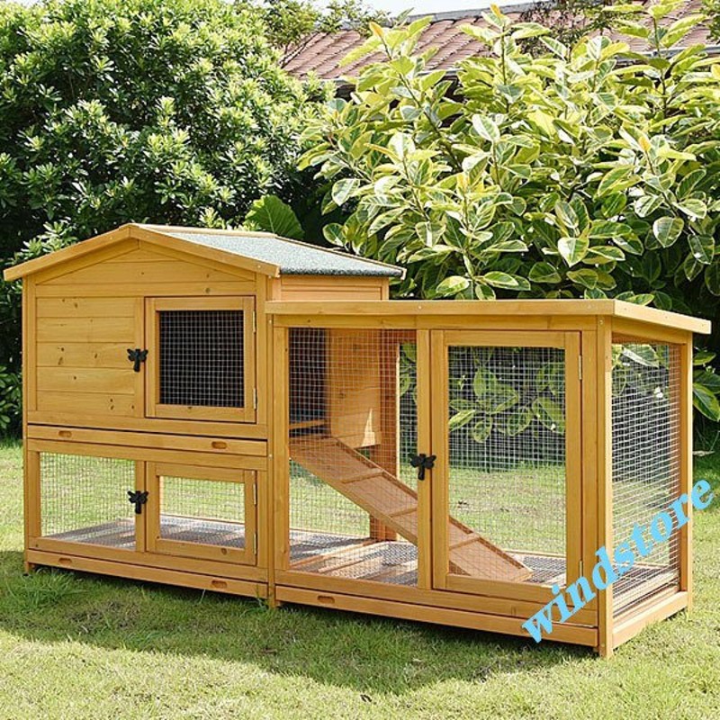 ペットハウス ウサギ 屋外飼育透明なドア 大型 ペットケージ別荘 飼育 組立式 天然杉材 小動物ケージ 鶏 鴨 はと うさぎ 二重 屋外 防腐材 木製 通販 Lineポイント最大get Lineショッピング