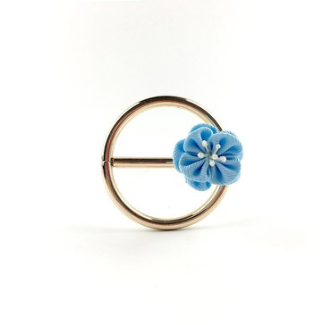 Kaika Ato / 山茶茶-小藍 / 日式和風布花 / つまみ細工 花簪