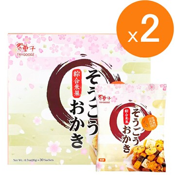 [COSCO代購6]  W111681 翠果子 綜合米果 20公克 X 30入2組