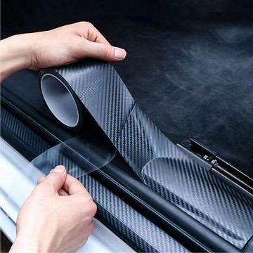 臺灣出貨 卡夢貼紙 卡夢貼膜 汽車貼膜 汽車碳纖維貼紙 碳纖維貼紙 汽車貼紙 汽車3D碳縴維貼紙車門防撞條5D高亮防踩門