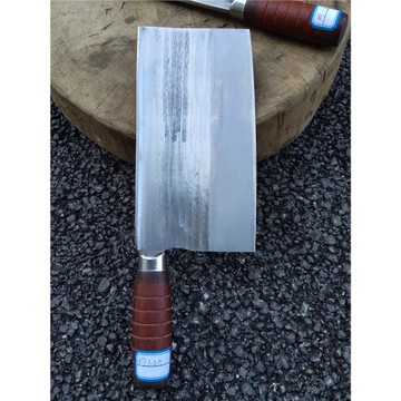 鉬釩鋼寬背斬切刀小斬切刀小切菜刀圓木款式片切中式菜刀老式鍛打