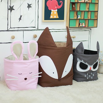【韓國Hello HiZoo】手工製動物造型多功能收納籃