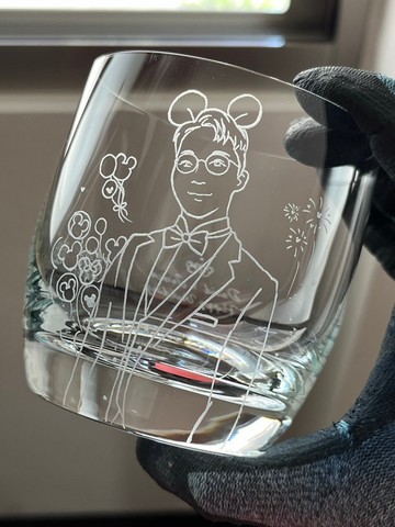 【客製化禮物】一杯刻一人夫妻情侶 結婚對杯 玻璃雕刻酒杯 結婚