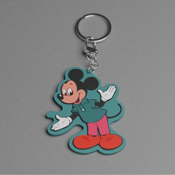 迪士尼鑰匙圈 - JAPANESE RETRO- 鑰匙圈(PVC)