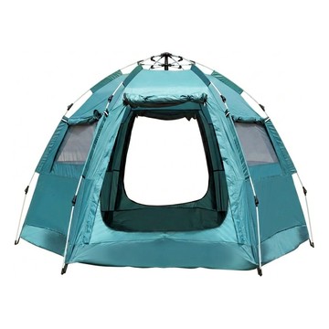 Swiss Mountain 六角圓頂快開帳篷  綠色  6人