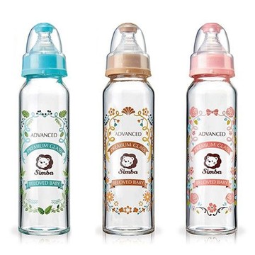 Simba 小獅王辛巴 - 蘿蔓晶鑽標準玻璃大奶瓶3入組-奧勒岡香草花園/大馬士革玫瑰園/托斯卡尼艷陽莊園-內...