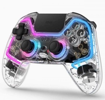 PS5｜PS4 周邊 良值 IINE NS/PS4/PC 透明霓彩無線藍牙控制器 手把 連發巨集 L977