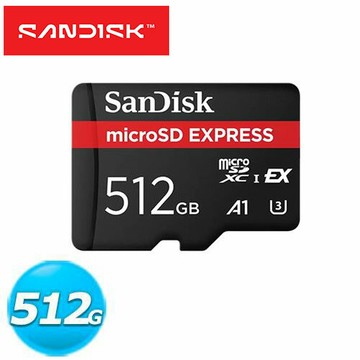 SanDisk microSD Express 512GB 記憶卡