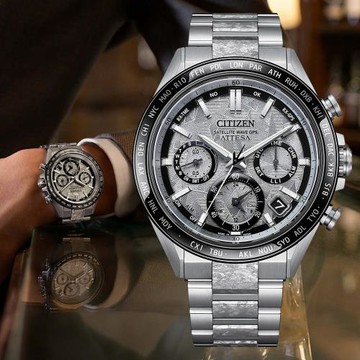 CITIZEN星辰 ATTESA系列 韋禮安廣告配戴款 鈦金屬 GPS光動能腕錶 CC4076-65A