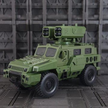 車立方6135A仿真掠奪者裝甲車合金汽車模型聲光回力特警玩具兒童