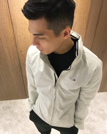 美國百分百【全新真品】Tommy Hilfiger 外套 收納帽 防水 TH 遊艇 夾克 大衣風衣 米白 I840