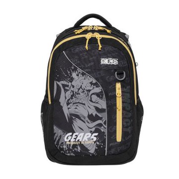 【IMPACT】怡寶 | ONE PIECE航海王五檔魯夫成長型護脊書包-黑色 IMPE302BK