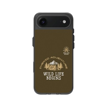 iPhone Air Clear (相機按鈕) 酷墨灰 - KID - 野營聚落之火