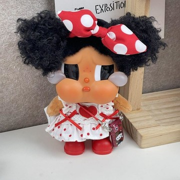 ⭐台灣出貨⭐ 新款哭娃衣服crybaby vacation系列搪膠公仔娃衣可愛波點裙娃衣