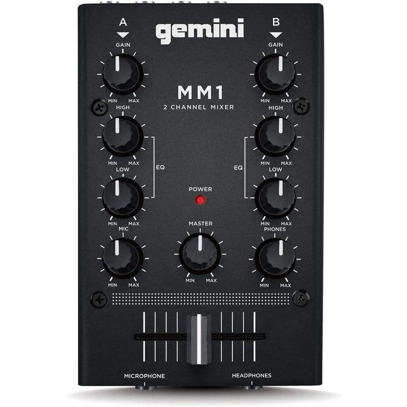 GEMINI DJ ミキサー ポータブル 2ch ステレオミキサー MM1国内正規品