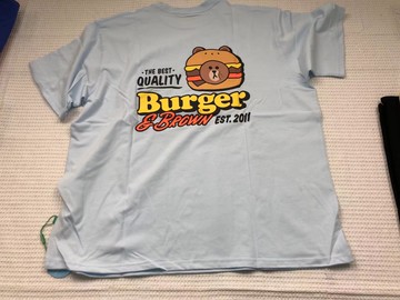 LINEDIENDS布朗熊漢堡短袖T恤X款特價福利