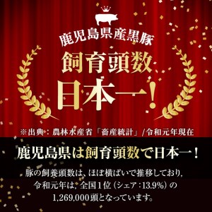 鹿児島県産黒豚焼肉セット計800g(肩ロース、バラスライス 各400g×1P) a0-286