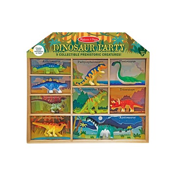 Melissa&Doug 瑪莉莎 恐龍公仔  1組