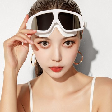 電鍍泳鏡 防霧泳鏡 大框泳鏡 面鏡 成人泳鏡 蛙鏡 潛水鏡 泳具 游泳鏡【GD037】99750走走去旅行