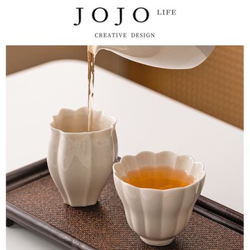 JOJO'S L. PD.Walk.單杯陶瓷喝茶杯中式功夫茶具品茗聞香杯 |學步