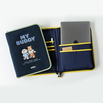 韓國Dailylike果凍熊ipad平板筆記本電腦包12.9英寸13大容量收納