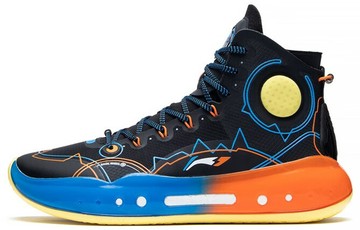 LI-NING YUSHUAI 14 BLACK BLUE ORANGE
