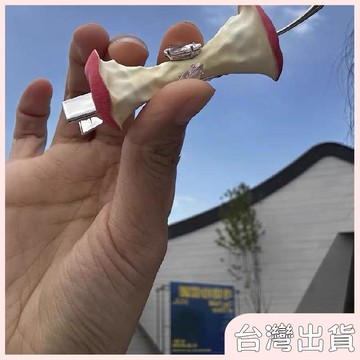 ✨臺灣出貨✨【飾飾如意】甜酷ins風蘋果核髮夾髮卡髮飾品2025新款高顏值輕奢時尚學生配飾