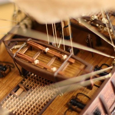 木製船モデルキット スケール1/90 3D レーザーカットモデル