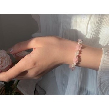 天然珍珠粉水晶手串