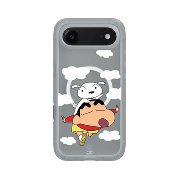 iPhone Air AirX 流變灰 - 蠟筆小新 Crayon Shinchan - 小新小白放假囉